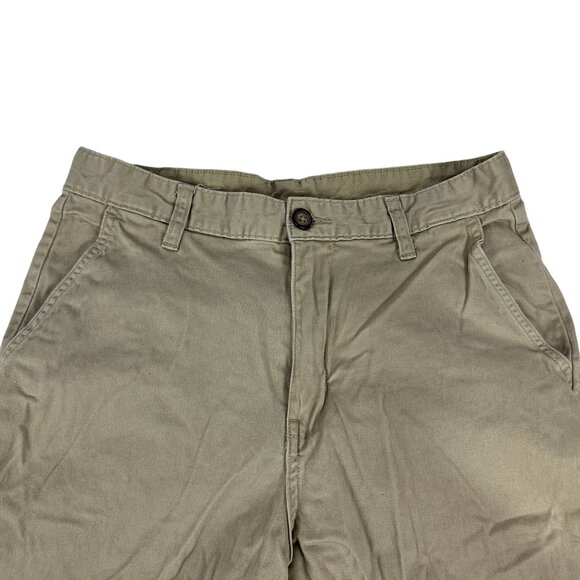 George Mens Khaki Chino Shorts Size 30 Casual Lightweight Summer Wear - Picture 2 of 5